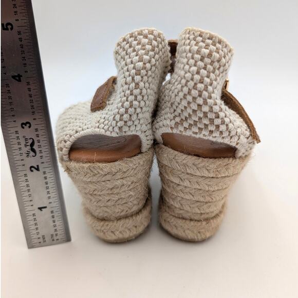 Azura by Spring Step Lia Espadrille Wedge Sandal Women's Brown Size US8.5 EU39 - Picture 4 of 11